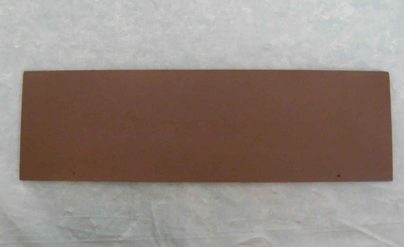 step 3 - Airbrush the wood with brown paint which will act as a strong base for the coat of gold paint.