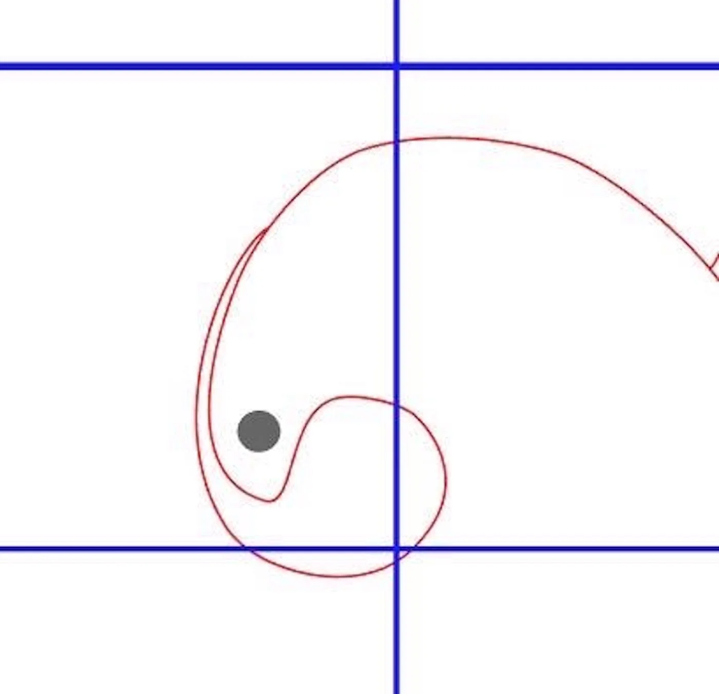 step 2 - Place the pattern on a double layer of fabric. Cut along the red lines. The black circle represents the top of the hanger.