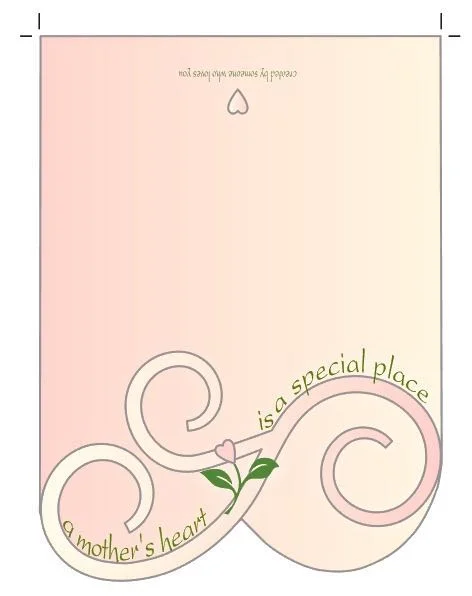 step 2 - Using scissors or a craft knife, cut out the template using the crop marks for the straight edges. Follow the grey border to cut the curved edge.