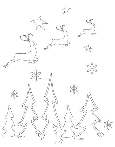 step 1 - Download and print out the stencil on a large label sheet. Cut out the stencil with a craft knife or stencil cutting machine.