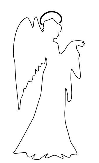 step 1 - Remove the labels on the wine bottle by soaking the bottle in hot sudsy water. Dry it completely inside and out. Download and print out the angel stencil on a full label sheet that measures 8.50” x 11”. 
