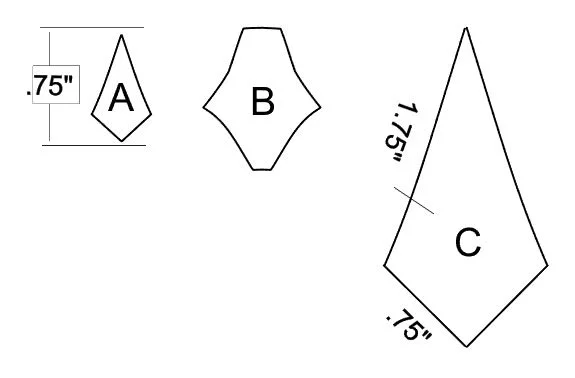 step 1 - Download and print out the templates (at the top of the page) onto card stock.