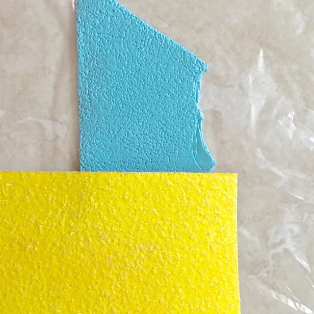 step 8 - Texture and Paint the Clay Press sandpaper or other similar texture onto a piece of turquoise clay.