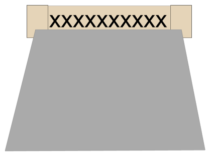 step 15 - Turn the lining so the wrong side is facing the wrong side of the fabric.