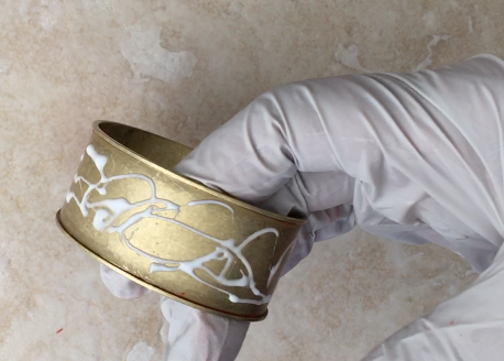 step 14 - Apply Translucent LPC to the form.