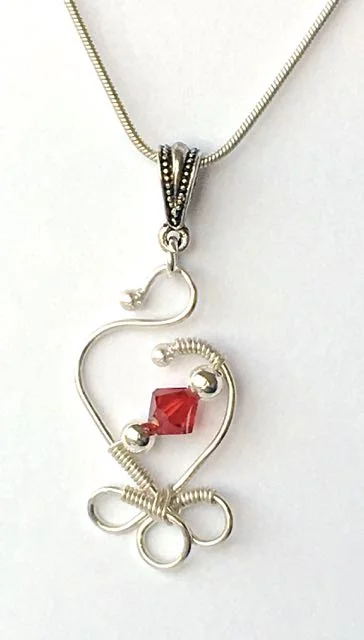 Pendant Measures approximately 2" long