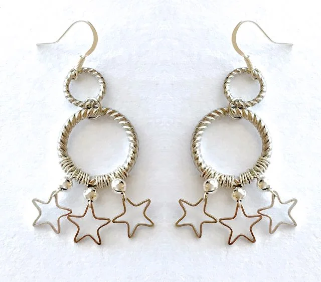 earrings measure 2" long