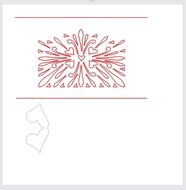 step 3 - SC - Move to the "Send" window and choose the leatherette settings. Cut the design.
