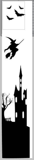 step 1 - Open an image in a drawing program and enlarge it to fit inside your window space. I created mine in the Silhouette Design Studio Software. I also cut the images on the Cameo 3. Use a craft knife if you don’t have a machine.