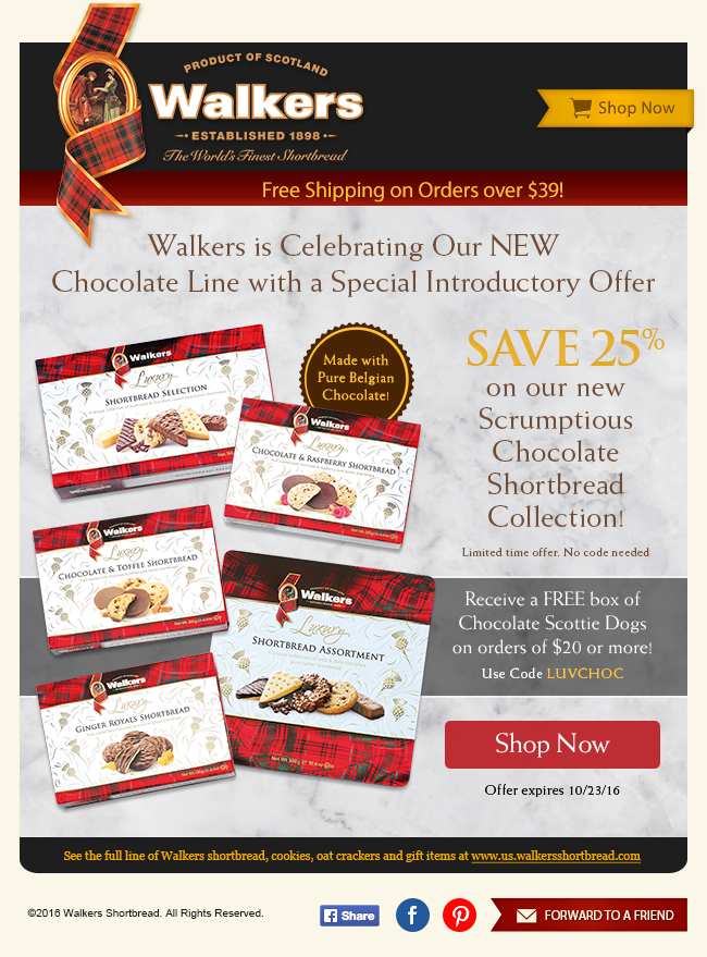 Walkers Email Design