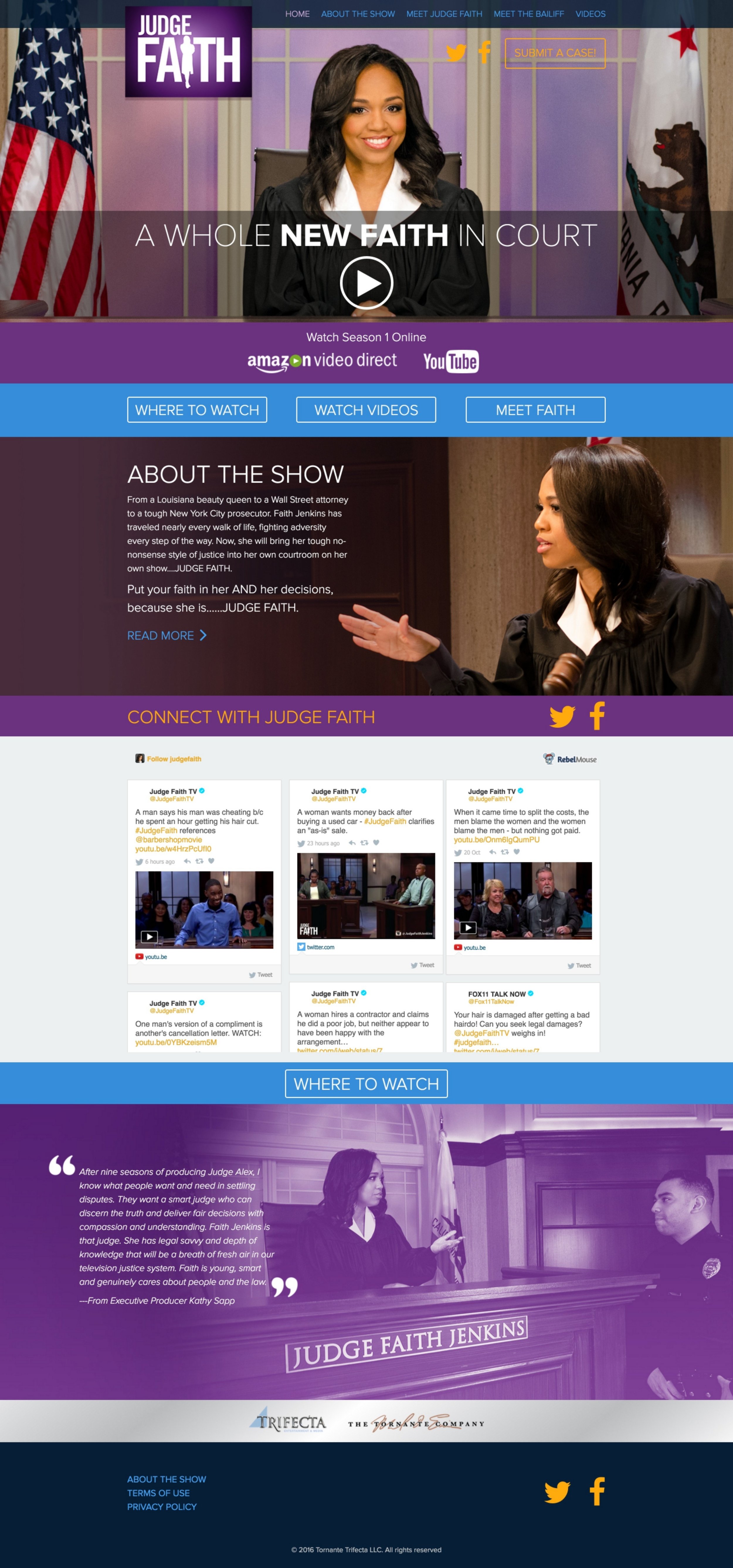Judge Faith Website