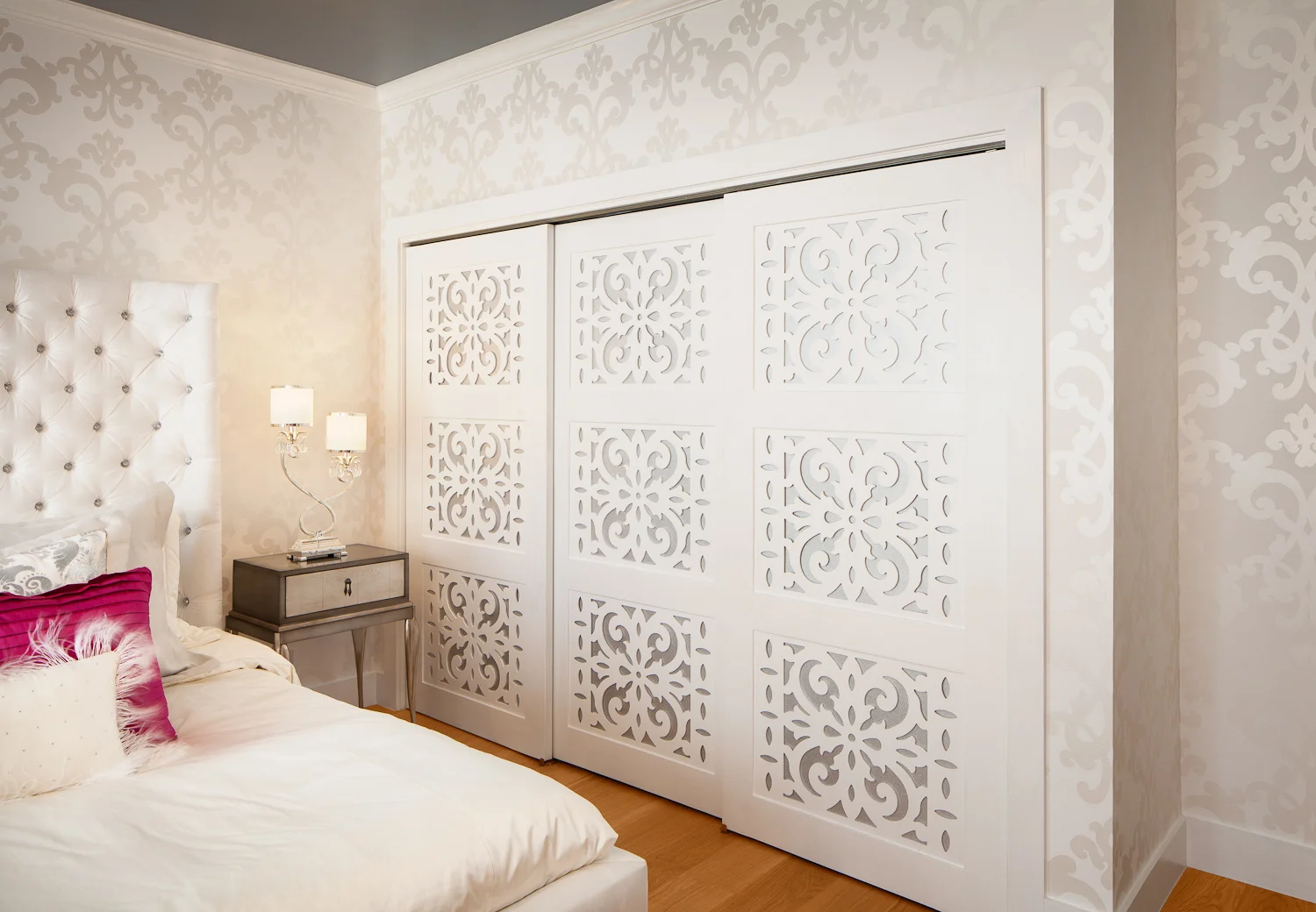 Custom closet doors