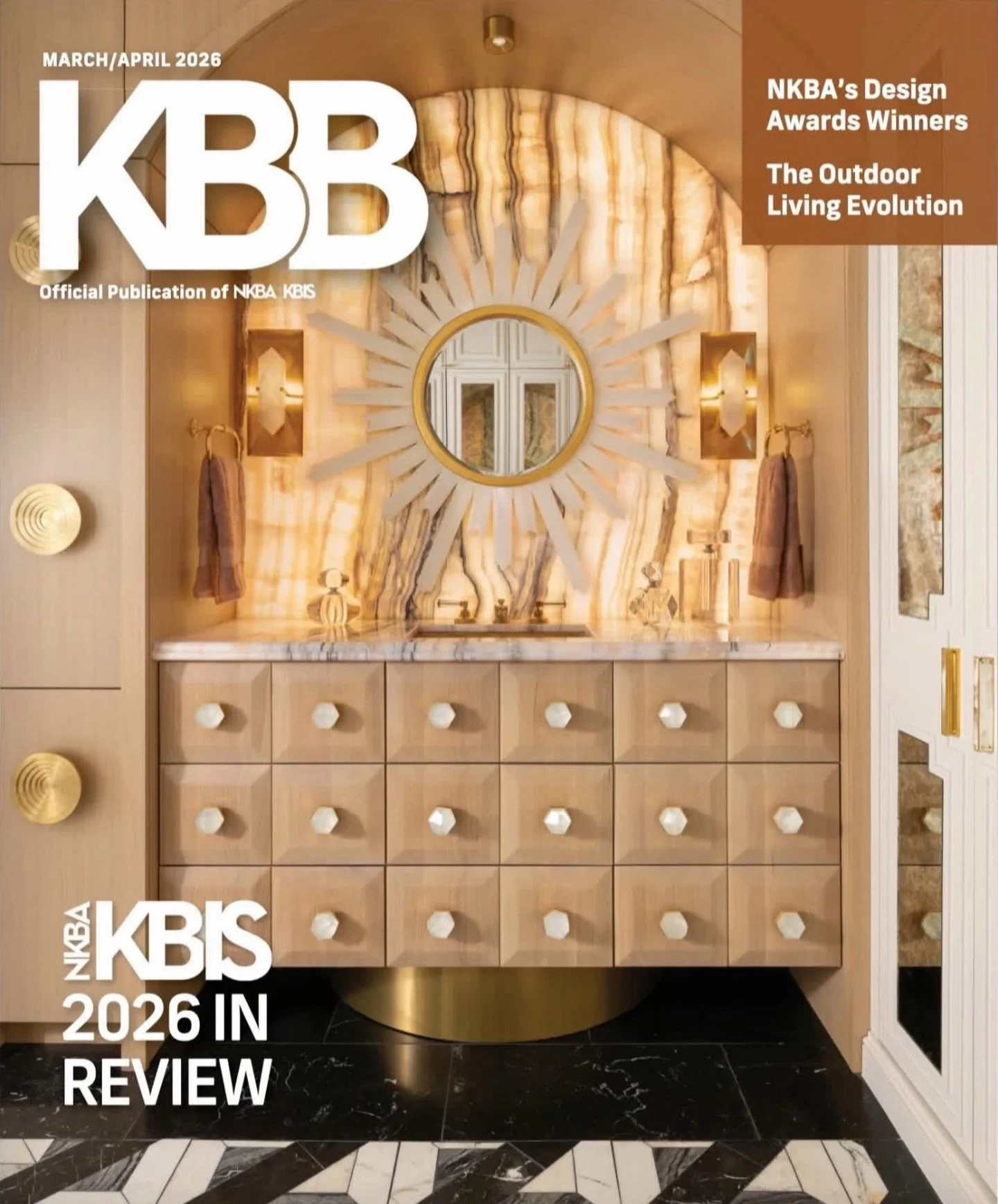 Still pinching myself, honey &mdash; my award-winning bathroom is on the cover of KBB Magazine. 

This space was designed to be more than beautiful. I wanted it to feel like an experience &mdash; timeless, elevated, and just a little bit unforgettabl