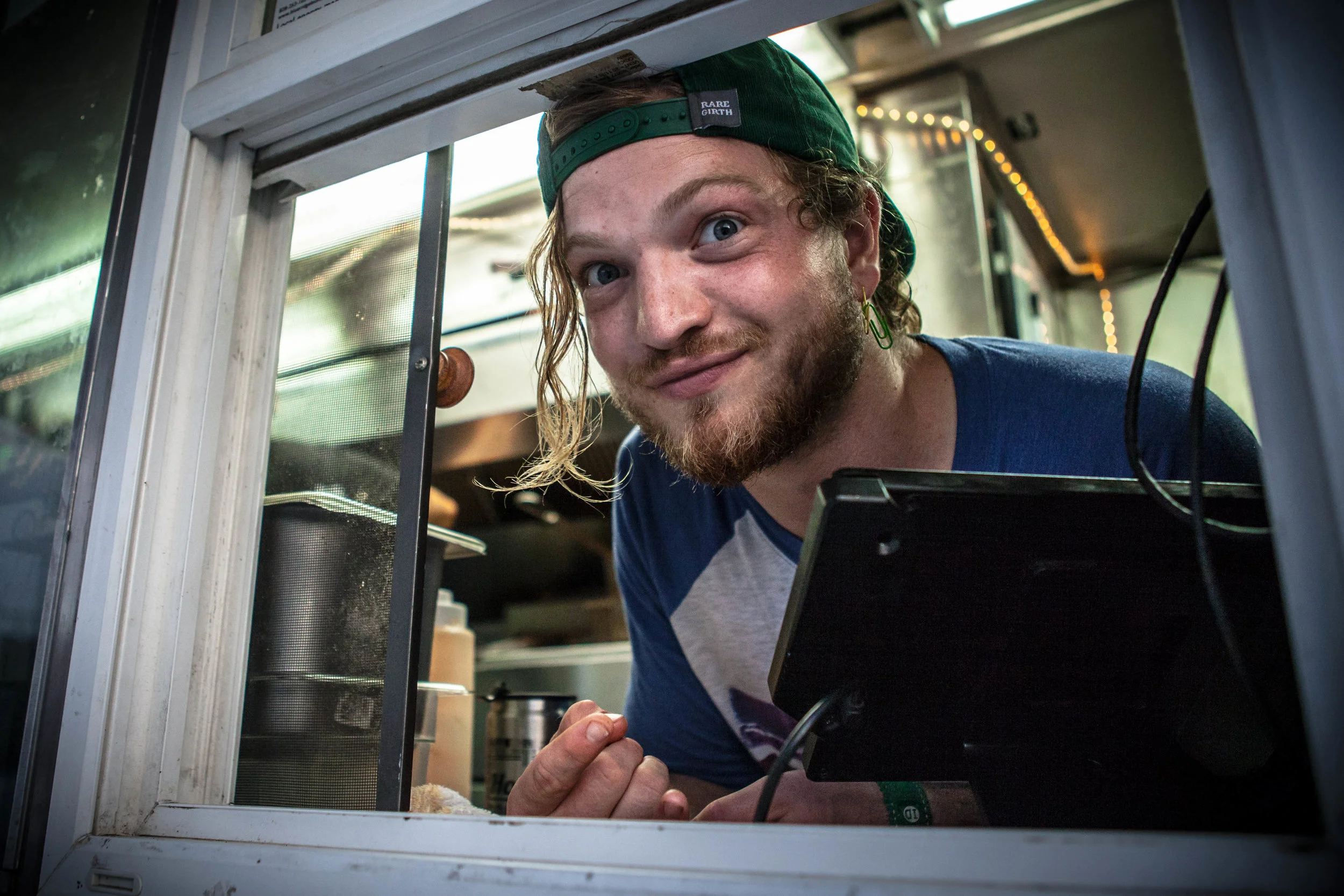 Oskar Blues' food truck, the Chub Wagon, took residency on the ranch and kept the burgers flying. Rare Girth indeed.