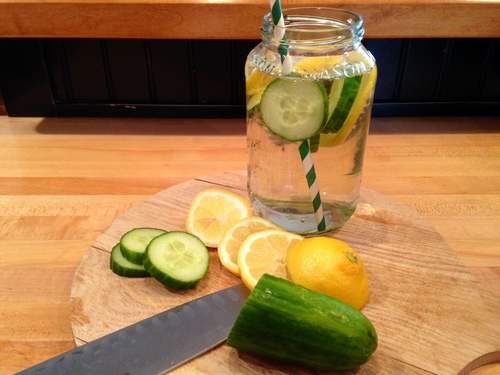 Grain of Rice's own infused water