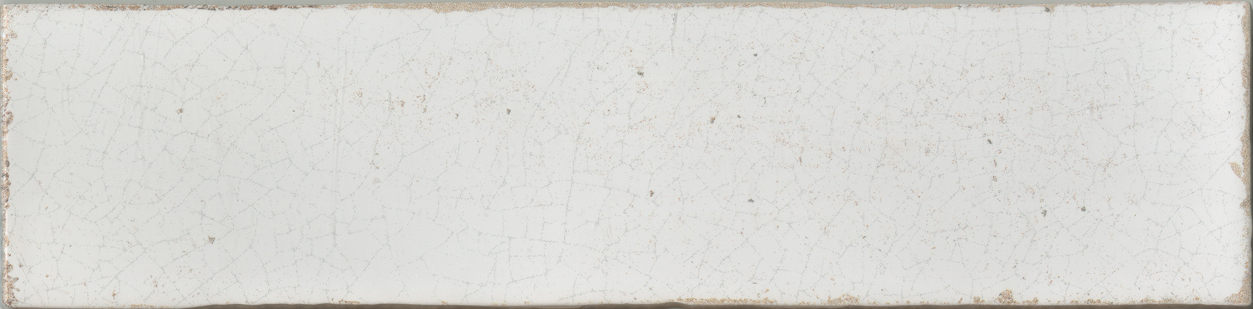 CRACKLED WHITE 3"x12"