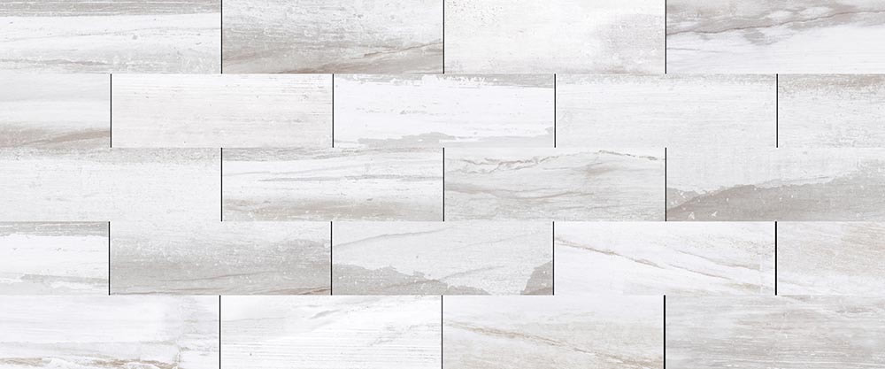 WHITE WATER 4”x12” WALL TILE