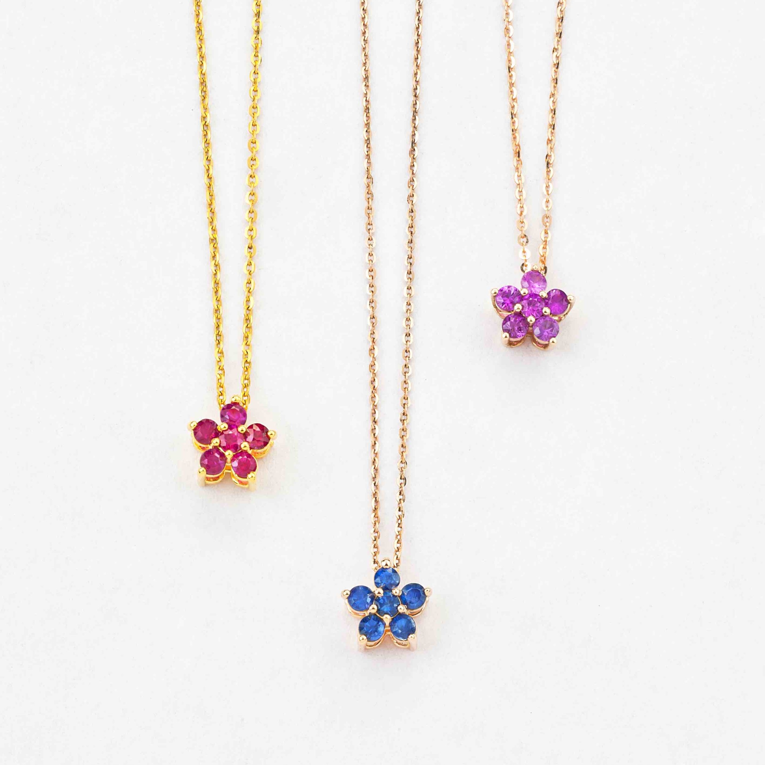 Mia Ruby Star pendants