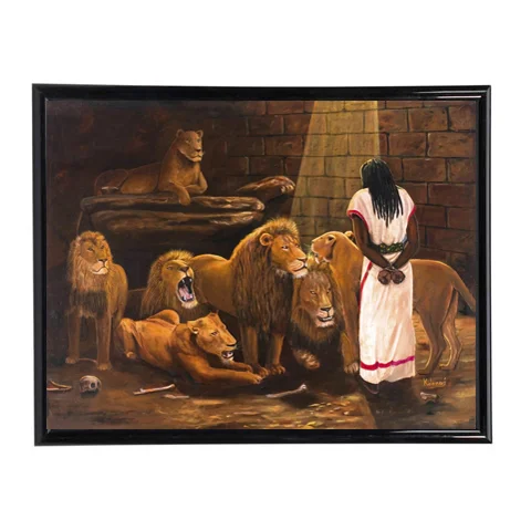 Daniel in the Lions Den By Kolongi