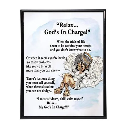 Relax God's in Charge by D. Young