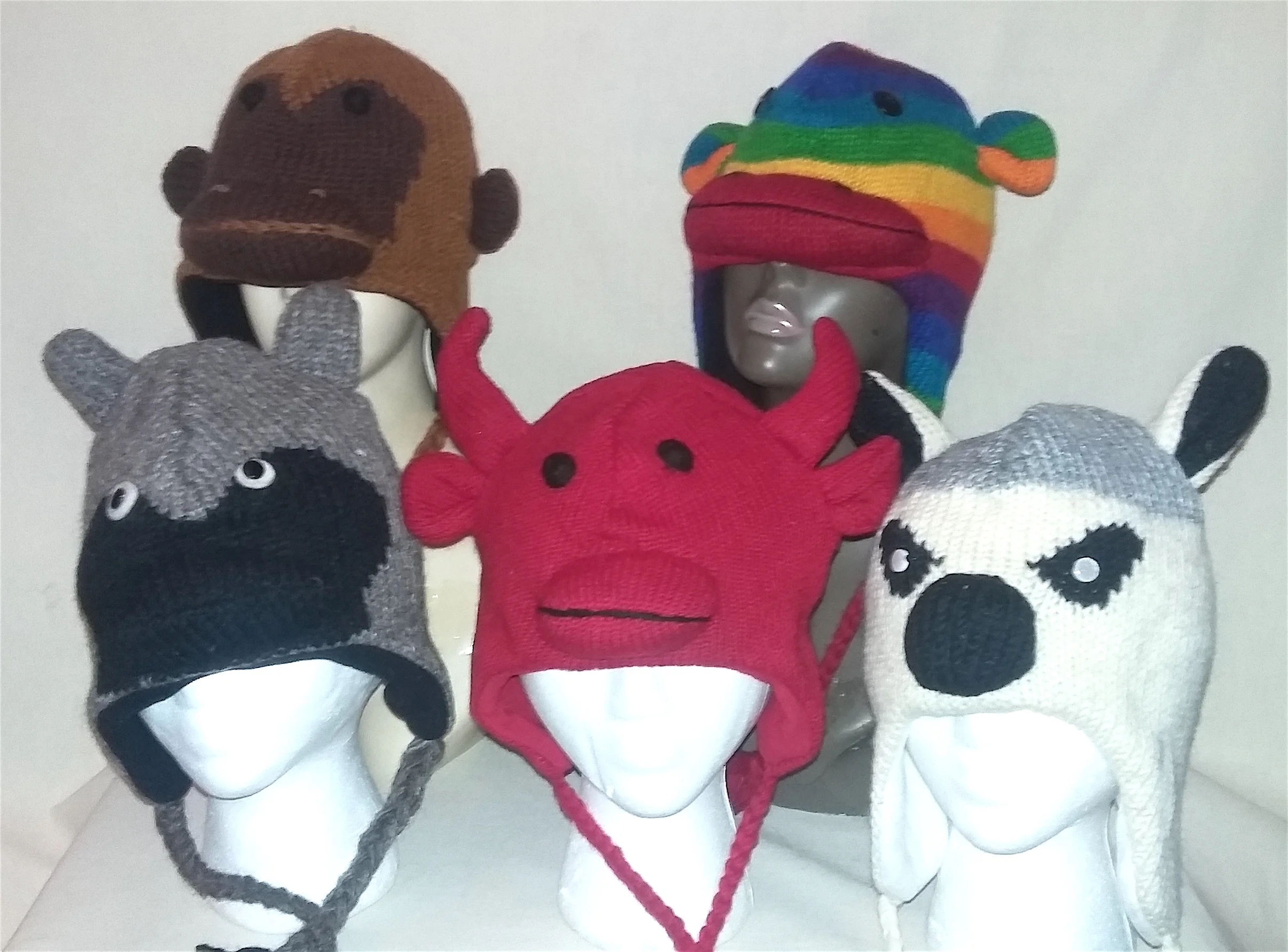 Set of 5 Animal Kids Hats.jpg