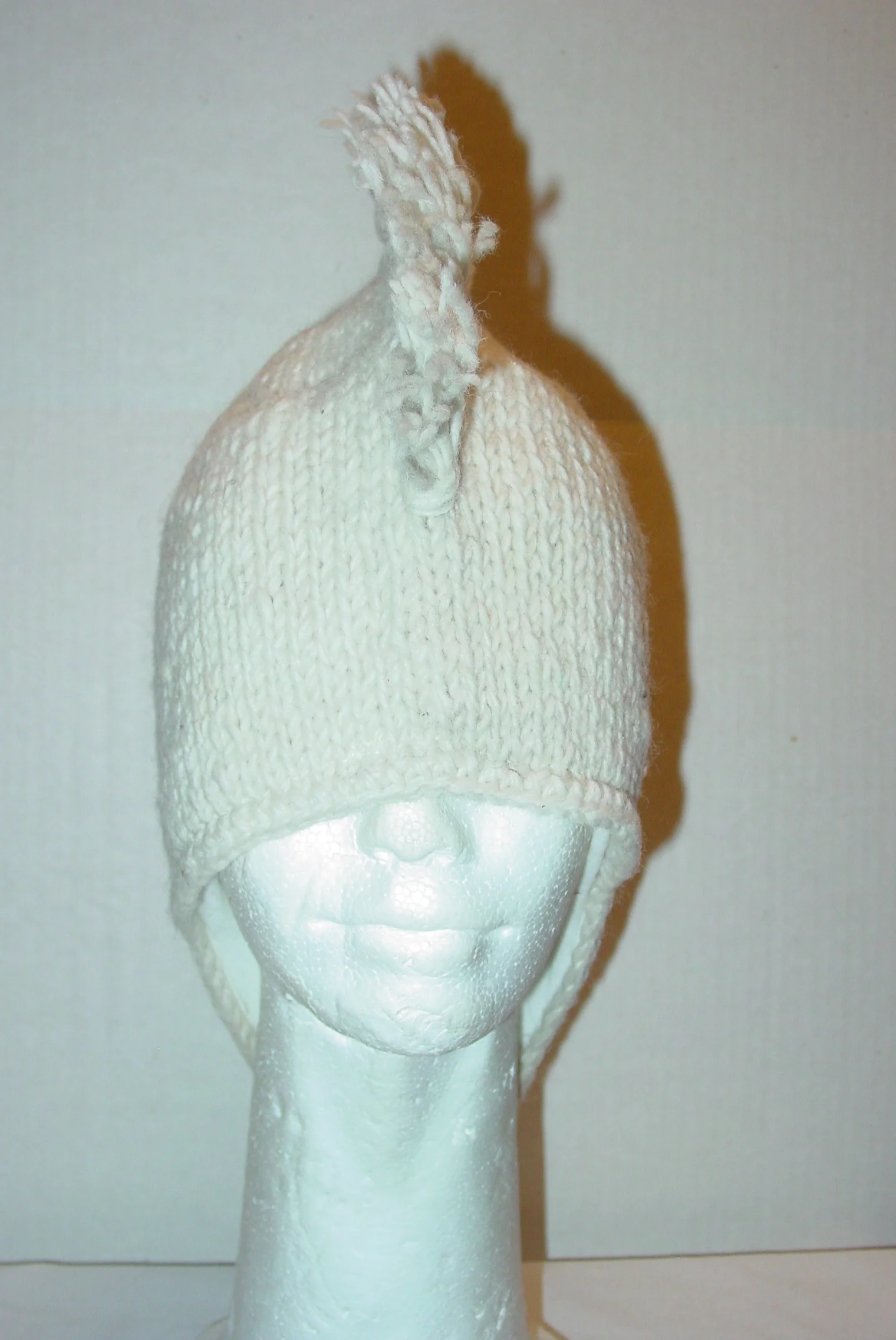 100% Wool Mohawk Tail Hat from Nepal