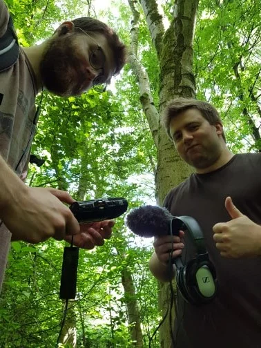 Alex and me on our recording adventure!