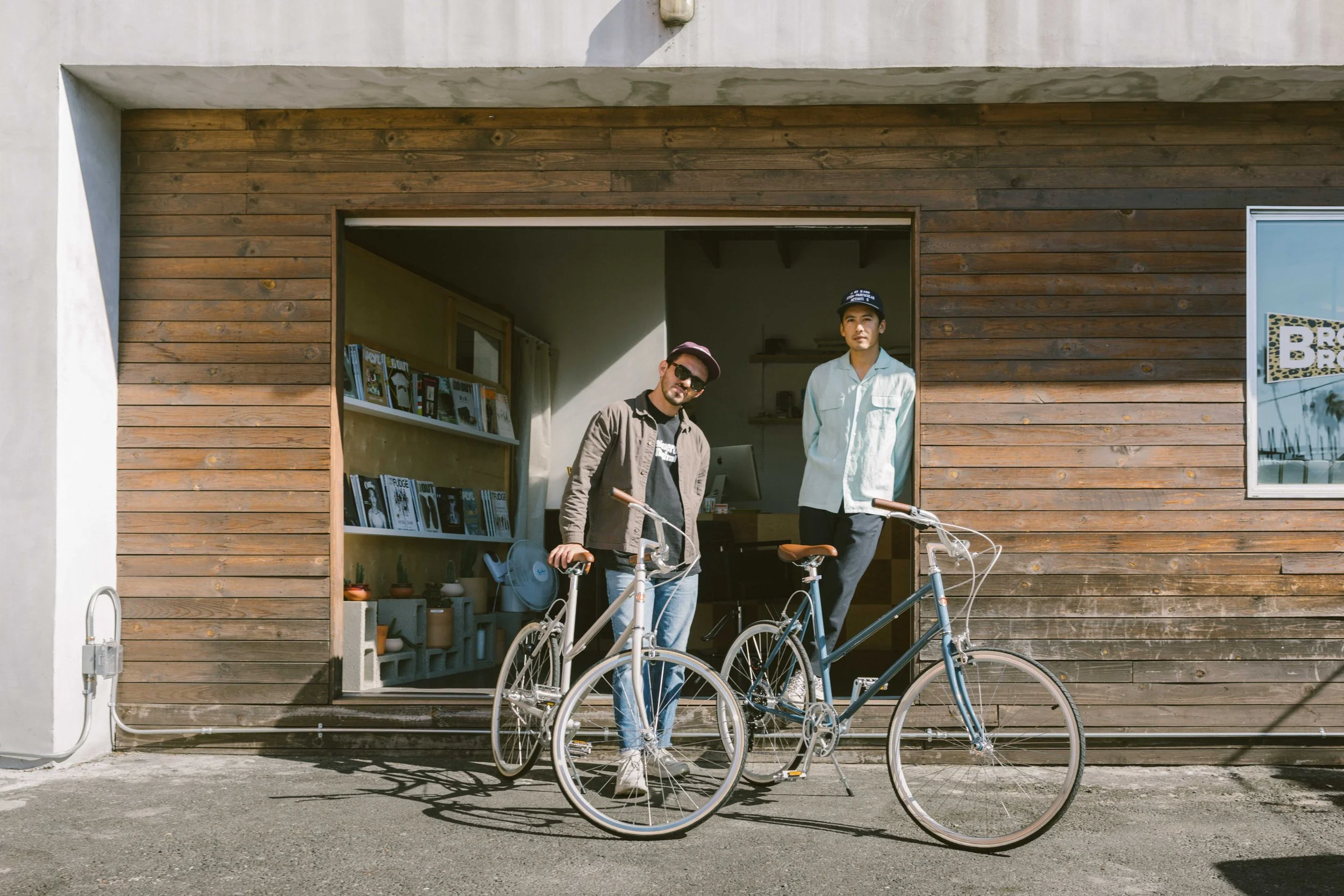 Gary and Greg of Brother Brother, Los Angeles x tokyobike