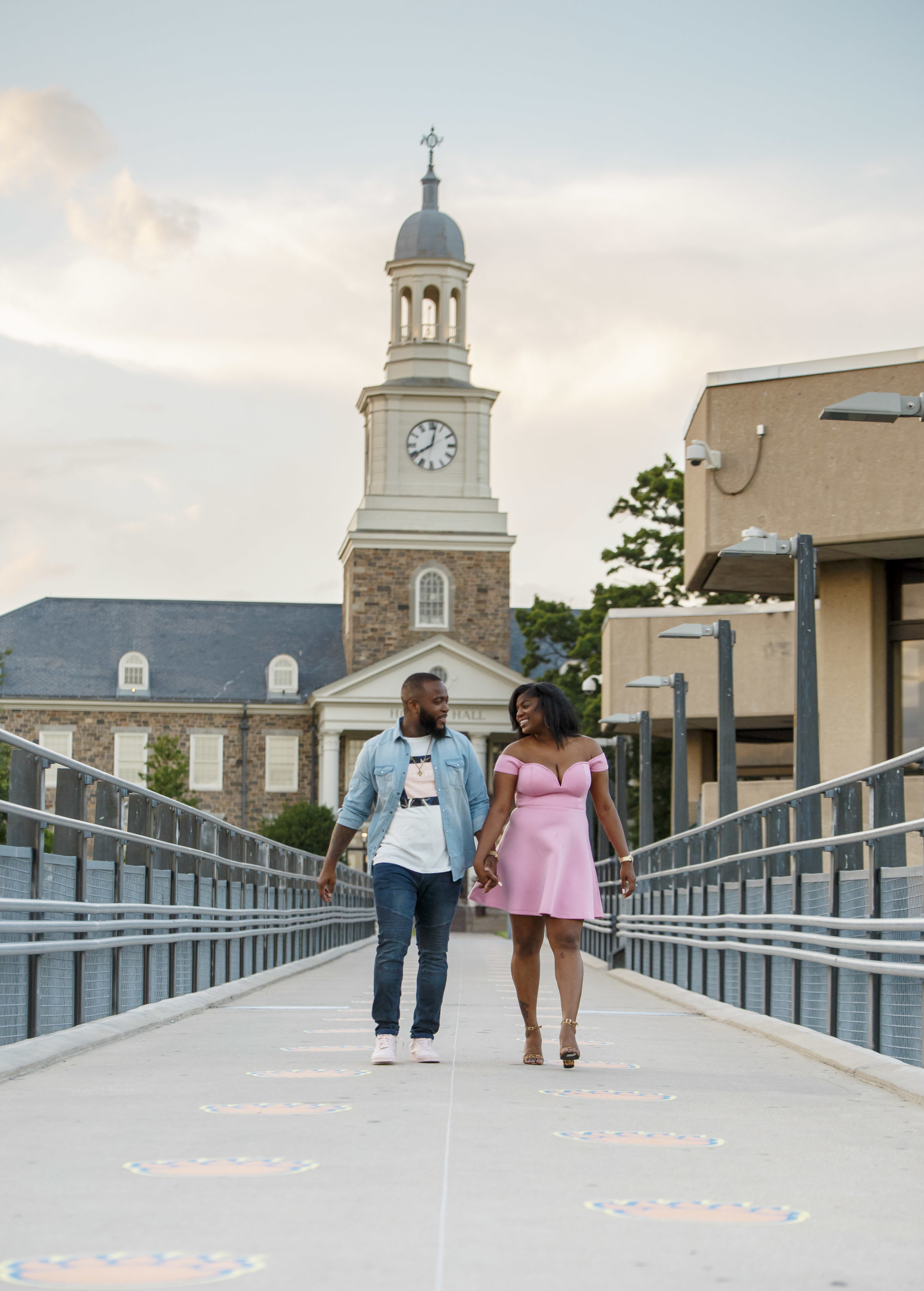 Don & Christina Engagement Session at Morgan State University