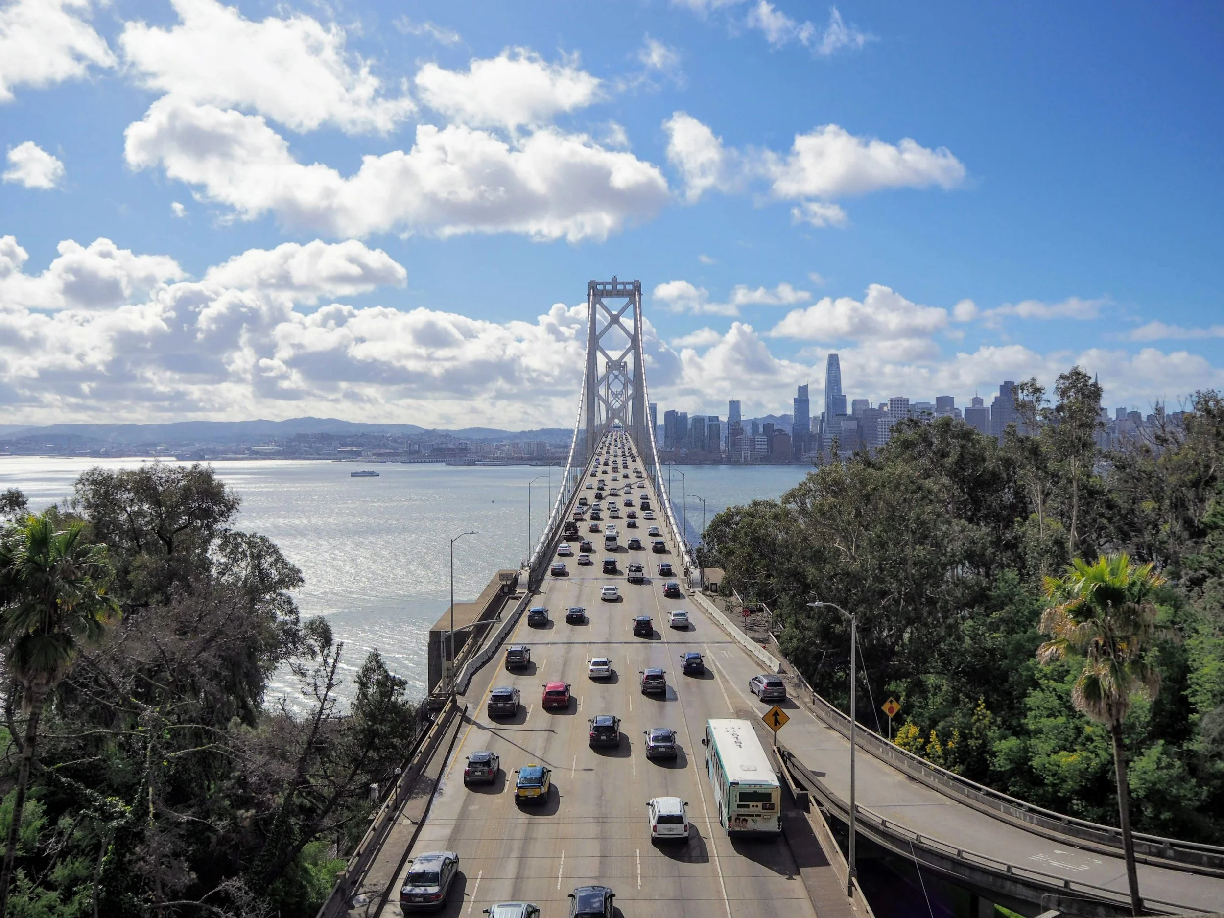 Bay bridge with traffic.JPG