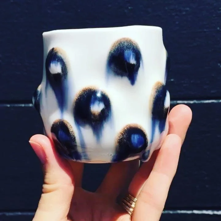 Beautiful day for a Flea! Portlanders come down and see me @portlandflea I&rsquo;ll be here until 4pm! Great selection of handmade goods and clothing, 60+ vendors (+ so many cute dogs!).