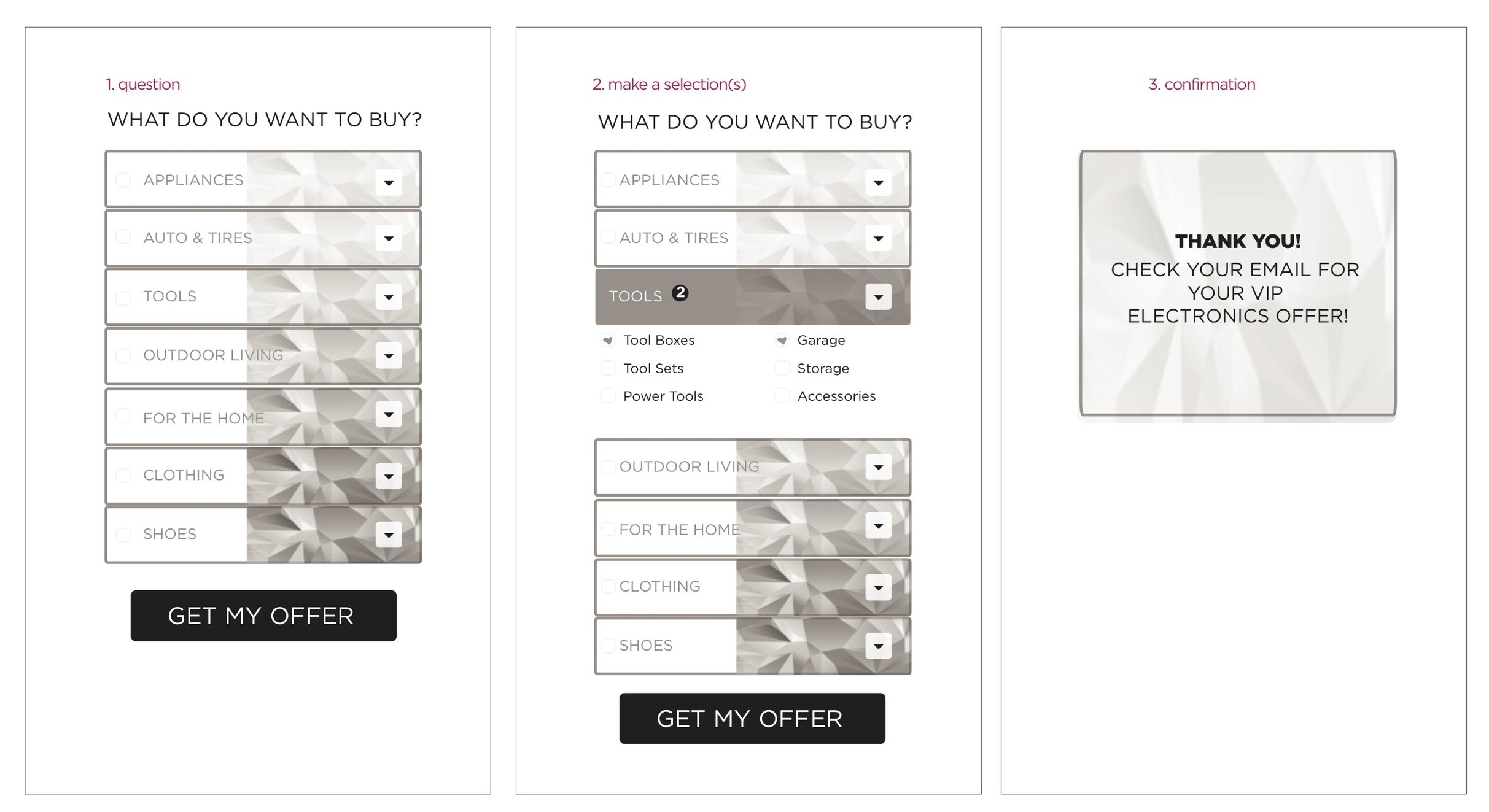 Experience Storyboard (Mobile)