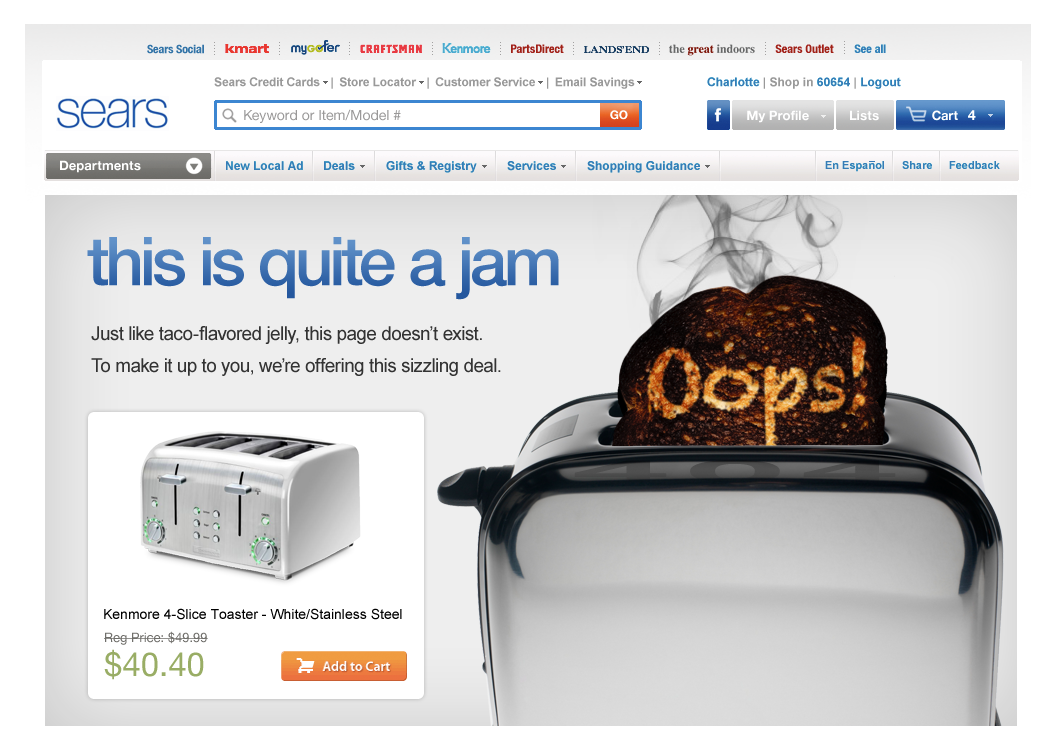 Small kitchen appliance concept - alternate product price discount example