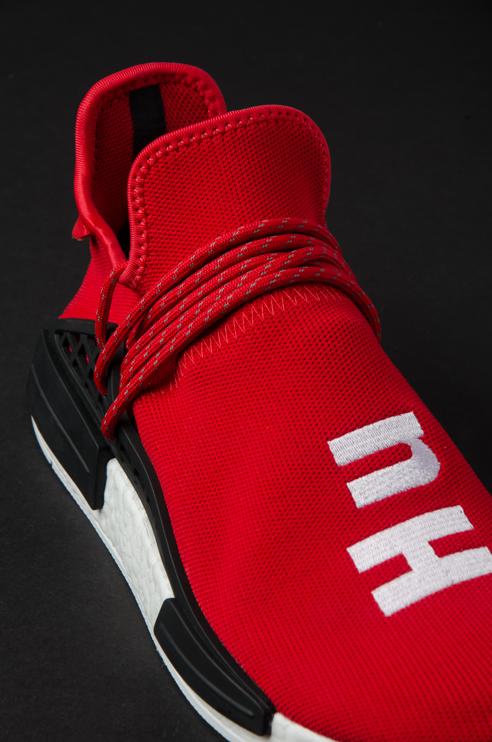 adidas human race scarlet