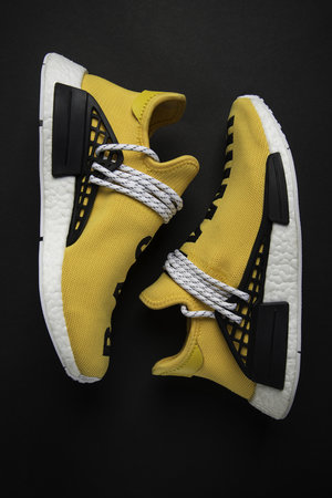 Pharrell X Nmd Human Race Yellow Stripe Center Pharrell X Nmd Human Race Yellow Stripe Center