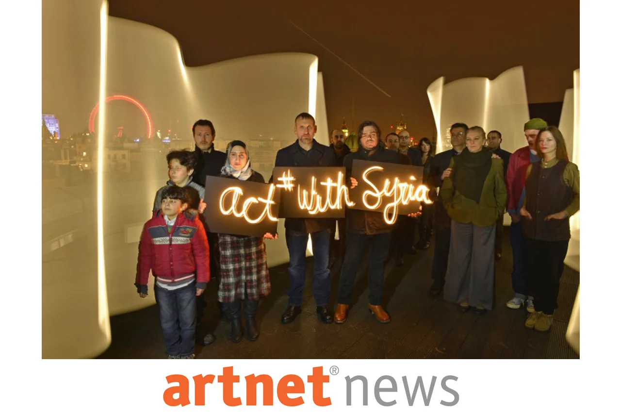 Vicki DaSilva’s Light Graffiti Promotes Campaign for Syria artnet news Since the Syrian crisis began on March 13, 2011, 83 percent of the country’s electric lines have been cut, leaving the Syrian people in darkness. To promote awareness of the country’s suffering, OxFam International enlisted light artist Vicki DaSilva to create one of her signature ephemeral light graffiti works to highlight the #withSyria campaign and their Syrian Refugee Crisis Fund. read more