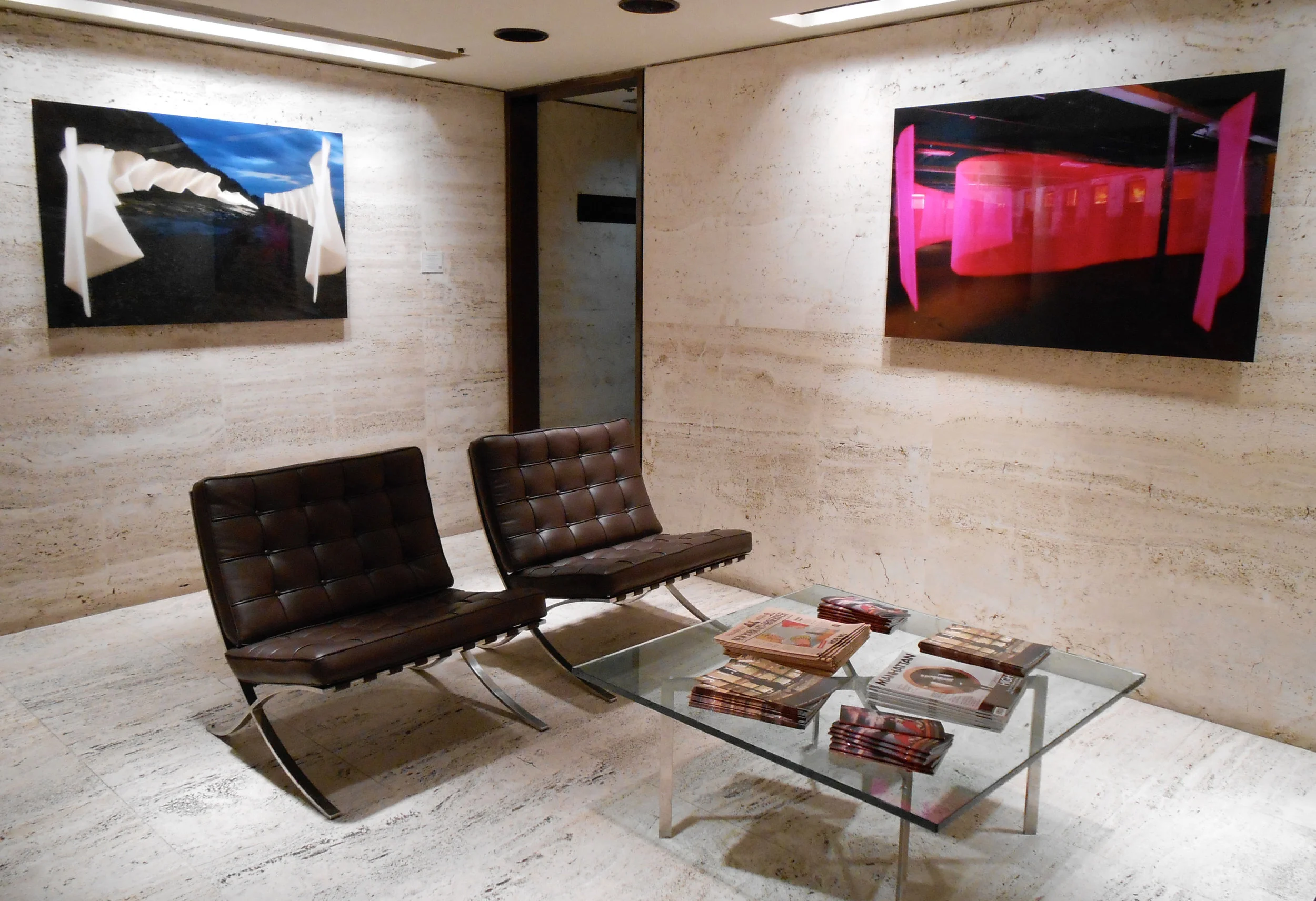 The Four Seasons Restaurant Lobby, 2013, Woodward Gallery, NYC