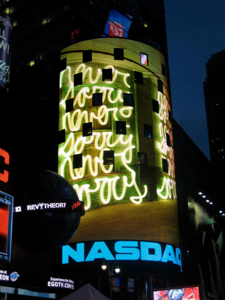 Times Square Arts, 2012, Midnight Moment