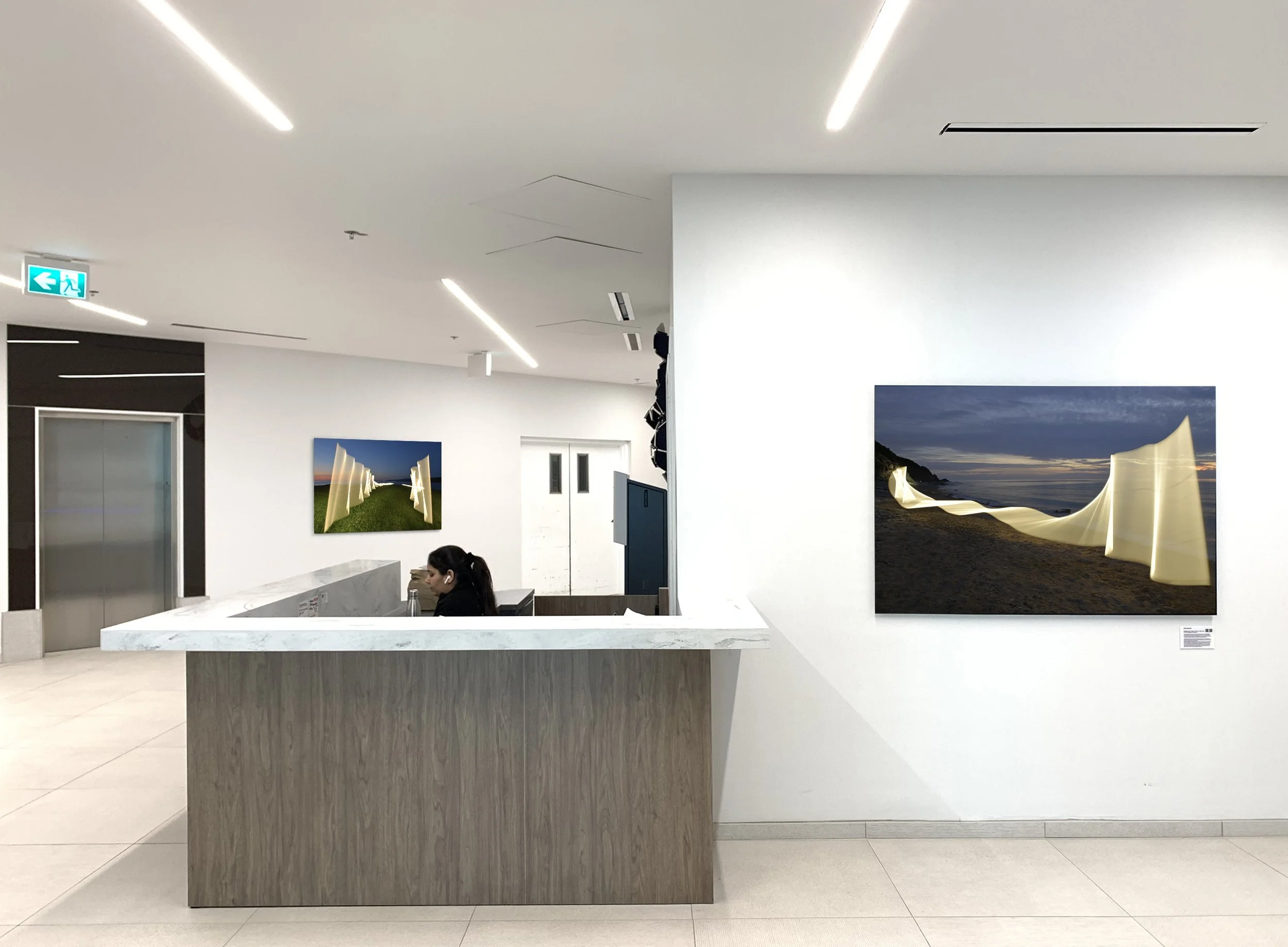  Permanent lobby installation at the Maritime Centre, Halifax, Nova Scotia, Canada. Acquired in 2023. 