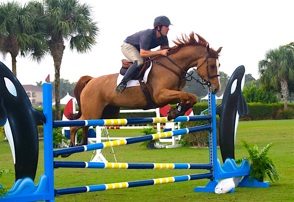 Andrew Kocher and Red Lady (Photo courtesy of The Ridge at Wellington)