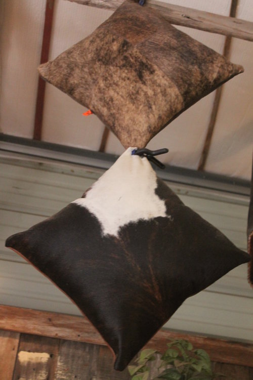 cowhide throw pillows.JPG
