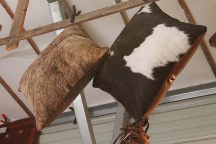 cowhide throw pillows2.JPG