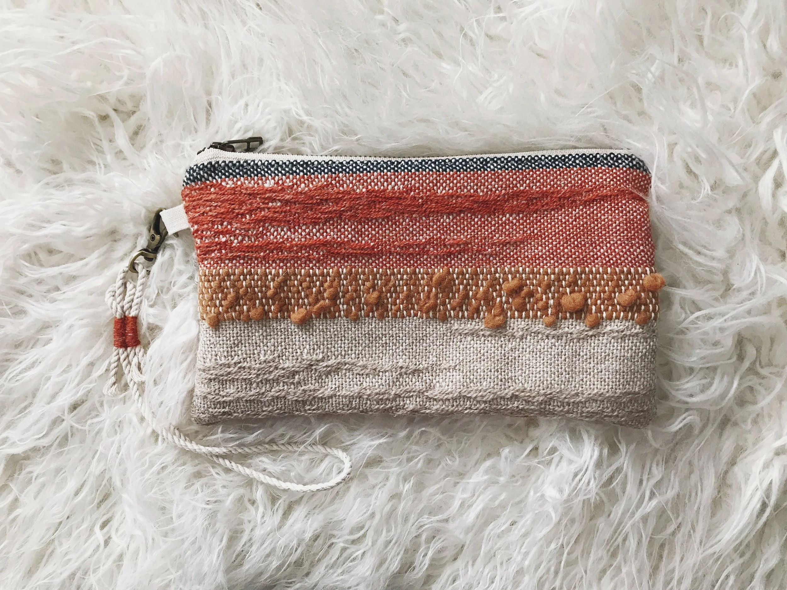 Handwoven Zipper Pouch 002
