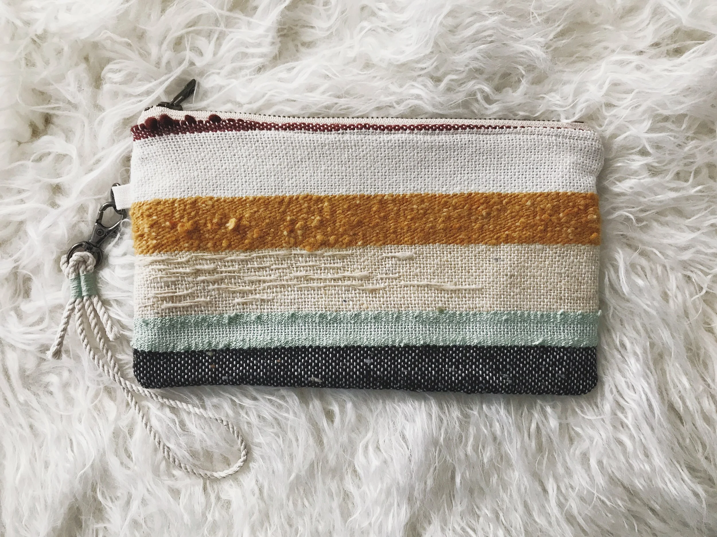 Handwoven Zipper Pouch 003