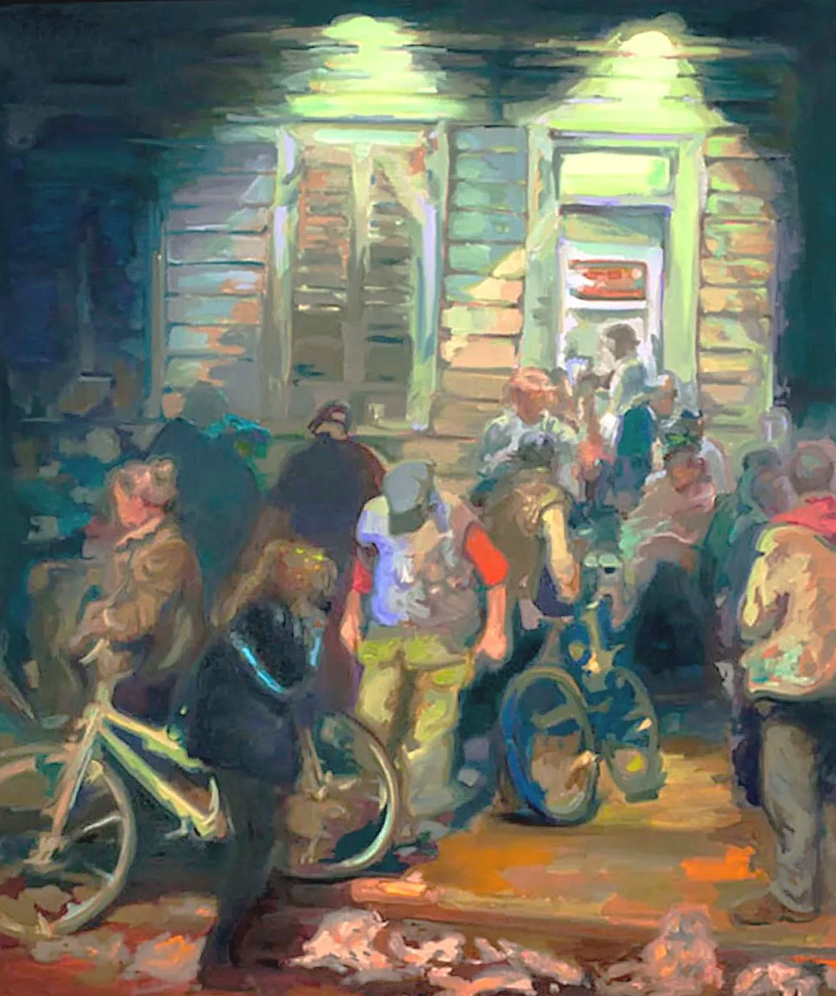 "Ghost Cycles," 60 x 52," Oil on Linen