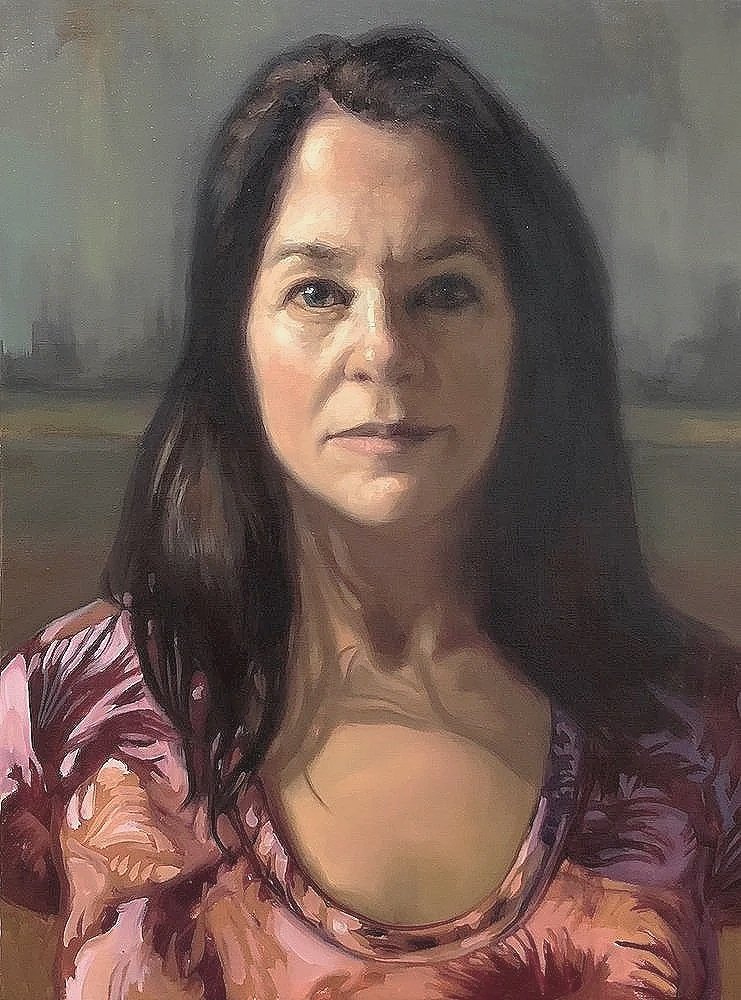 "Jana in Puerto Rico, " 24 x 18," Oil on Linen