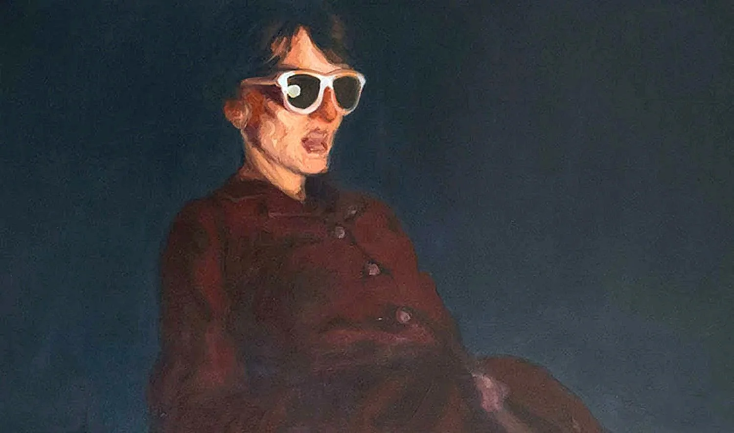 "Firepit Cool," 36 x 60," Oil on Canvas