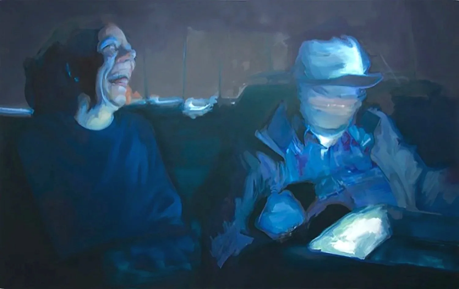 "The Laugh," 60 x 96," Oil on Canvas