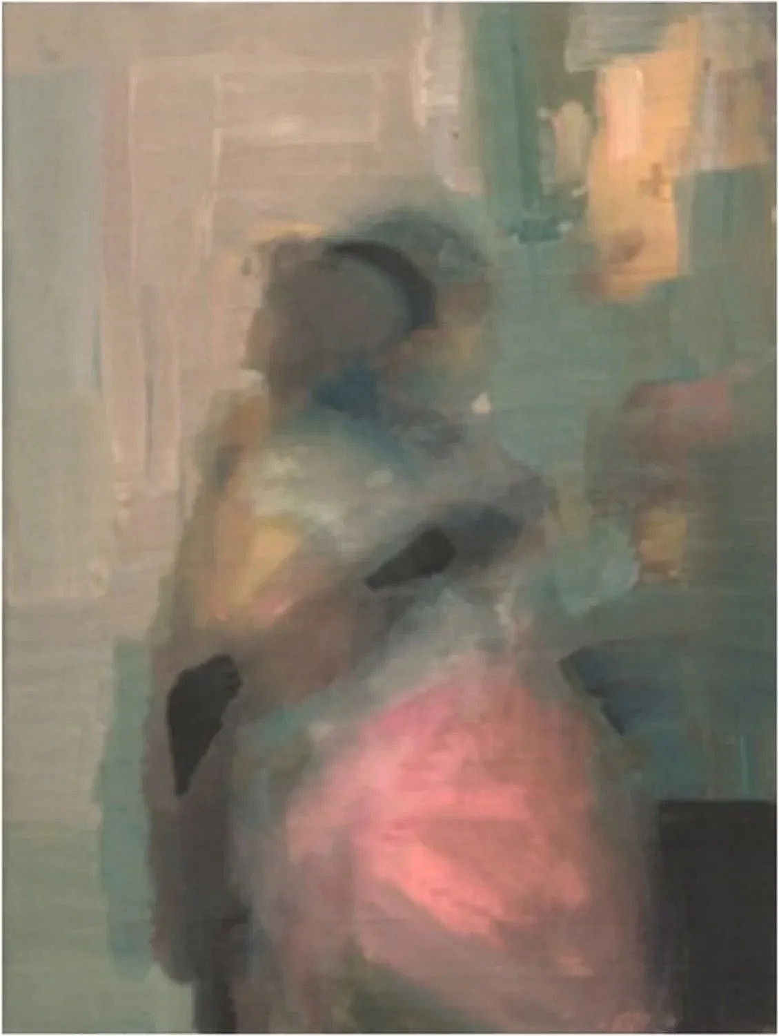 "October Embrace," 14 x 11," Oil on Panel