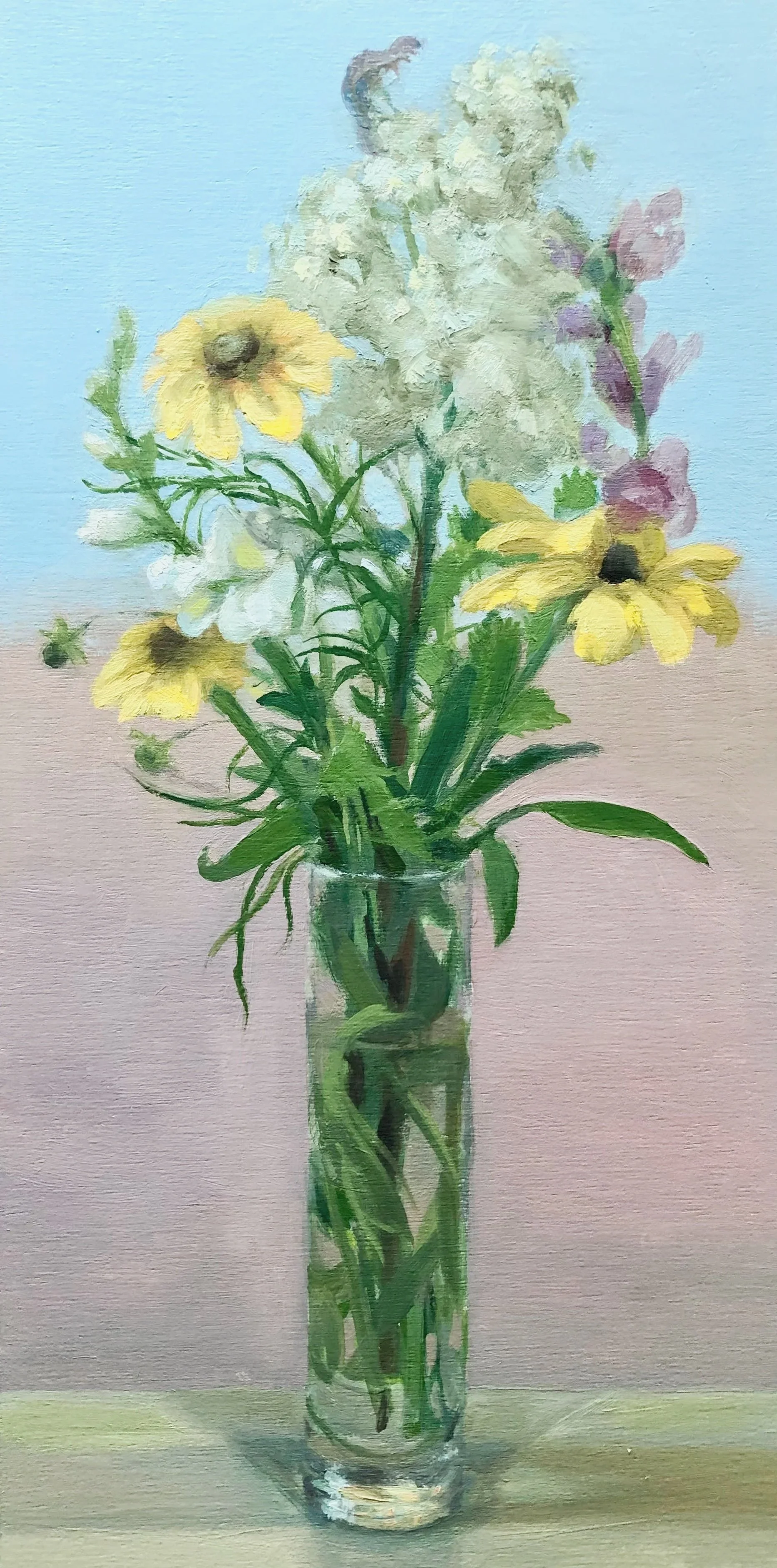 "Welcome Gift," 12 x 9," Oil on Panel